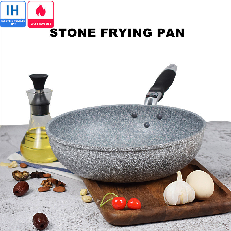 Mini Pancake Griddle - Antihaft-Pfanne, langlebige Stein-Brat-Wok-Pfanne, Heim-Steak-Pfanne, Pfannkuchen, gebratener