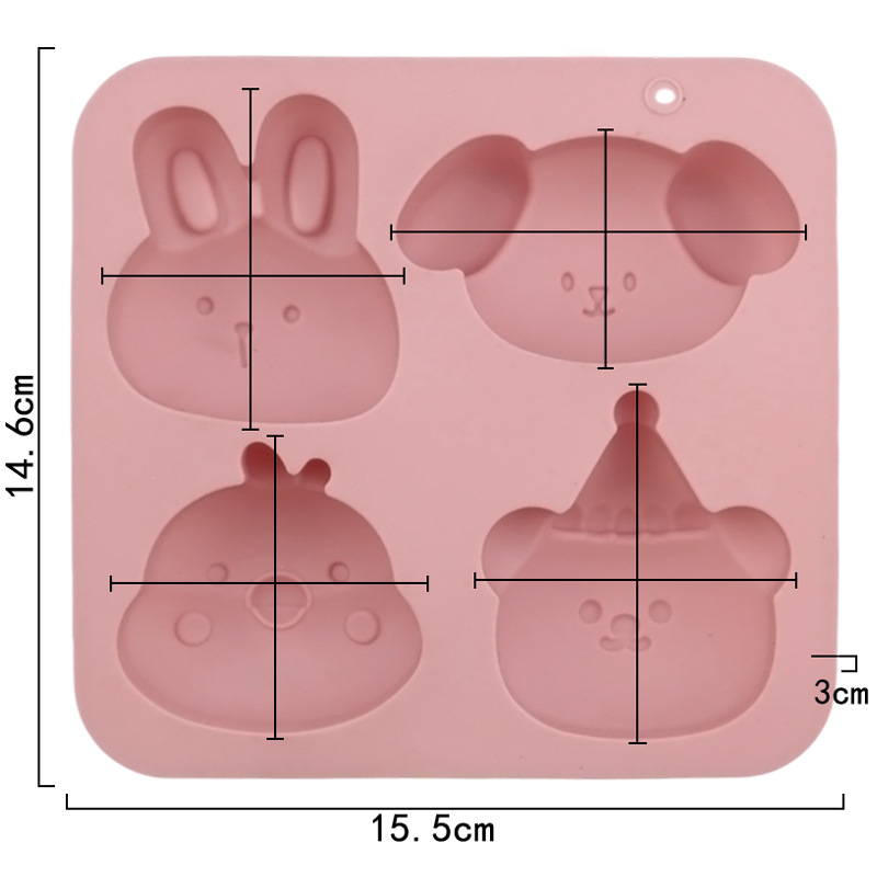 Großhandel 4-fach Tierküken Si – Bunny Cake Mold Bewertung und Preis