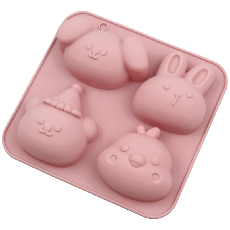Großhandel 4-fach Tierküken Si – Bunny Cake Mold Bewertung und Preis